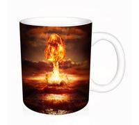 KDWJS Mug porcelaine fine Mug Tasses de 11 oz 330ml pour collègue,amis,frères et soeurs imprimer Tasse de café exquis CadeauPuissante explosion d'une bombe nucléaire dans l'océan. Guerre nucléaire. U