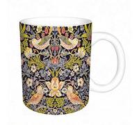 KDWJS Mug porcelaine fine Mug Tasses de 11 oz 330ml pour collègue,amis,frères et soeurs imprimer Tasse de café exquis CadeauLe célèbre modèle Strawberry Thief de William Morris (1883).