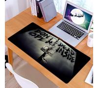 KDWJS Tapis de Souris XXL Speed Gaming - 90x40 cm - Base en Caoutchouc antidérapant Extended - Améliore la précision et la Vitesse - Citations de Motivation Modernes et élégantes, Slogan typographiqu