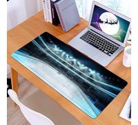 KDWJS Tapis de Souris XXL Speed Gaming - 90x40 cm - Base en Caoutchouc antidérapant Extended - Améliore la précision et la Vitesse - Stade de Hockey avec spectateurs et patinoire Vide, arène Sportive