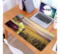 KDWJS Tapis de Souris XXL Speed Gaming - 90x40 cm - Base en Caoutchouc antidérapant Extended - Améliore la précision et la Vitesse - Vin, Italie Toscane Campagne Rurale Nous, Sets de Table résistants