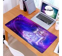 KDWJS Tapis de Souris XXL Speed Gaming - 90x40 cm - Base en Caoutchouc antidérapant Extended - Améliore la précision et la Vitesse - Illustration de Style Anime et Manga du Signe du Zodiaque sur Fond