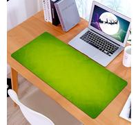 KDWJS Tapis de Souris XXL Speed Gaming - 90x40 cm - Base en Caoutchouc antidérapant Extended - Améliore la précision et la Vitesse - Une Surface Verte Monochrome avec Un Aspect légèrement usé et Une