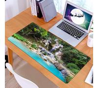 KDWJS Tapis de Souris XXL Speed Gaming - 90x40 cm - Base en Caoutchouc antidérapant Extended - Améliore la précision et la Vitesse - Luang Prabang est Une Ville du Patrimoine Mondial du Laos.