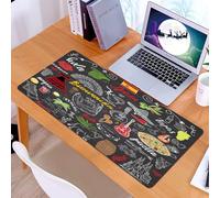 KDWJS Tapis de Souris XXL Speed Gaming - 90x40 cm - Base en Caoutchouc antidérapant Extended - Améliore la précision et la Vitesse - Une Compilation d'éléments culturels espagnols, de Traditions espa