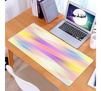 KDWJS Tapis de Souris XXL Speed Gaming - 90x40 cm - Base en Caoutchouc antidérapant Extended - Améliore la précision et la Vitesse - Image Artistique aux Tons Modernes et dégradés avec Effet d'ombre