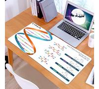 KDWJS Tapis de Souris XXL Speed Gaming - 90x40 cm - Base en Caoutchouc antidérapant Extended - Améliore la précision et la Vitesse - Éducatif, Bases de l'ADN Chimie Biochimie Biotechnologie