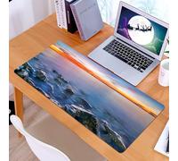 KDWJS Tapis de Souris XXL Speed Gaming - 90x40 cm - Base en Caoutchouc antidérapant Extended - Améliore la précision et la Vitesse - Belle Vue sur Niagara-on-The-Lake au Coucher du Soleil