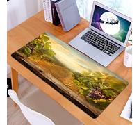 KDWJS Tapis de Souris XXL Speed Gaming - 90x40 cm - Base en Caoutchouc antidérapant Extended - Améliore la précision et la Vitesse - Décoration automnale avec Vigne et présentoir Vide. Vendanges d'au