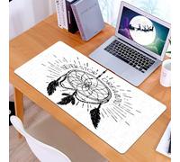 KDWJS Tapis de Souris XXL Speed Gaming - 90x40 cm - Base en Caoutchouc antidérapant Extended - Améliore la précision et la Vitesse - Citations inspirantes, Lettrage inspirant Qui ne cesse de rêver en
