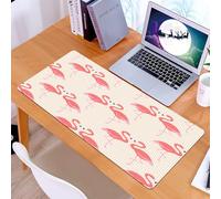 KDWJS Tapis de Souris XXL Speed Gaming - 90x40 cm - Base en Caoutchouc antidérapant Extended - Améliore la précision et la Vitesse - Papier Peint Flamingo Kate Spade New York Impressions d'art, Art d