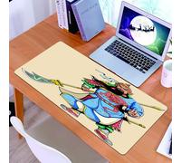 KDWJS Tapis de Souris XXL Speed Gaming - 90x40 cm - Base en Caoutchouc antidérapant Extended - Améliore la précision et la Vitesse - Illustration vibrante d'une Figure Mythique de l'histoire Chinoise