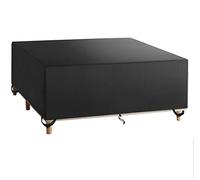 KDXAOBEI Housse Salon De Jardin,110x110x100 Bache Table de Jardin Imperméable Housse de Protection pour Table Chaise Meubles,Bâche de Protection avec Corde et Boucle Verrouillage Rectangulaire