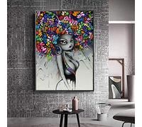 KDXAOBEI Moderne Street Art Mur Photos Pour Salon Affiches Impressions Graffiti Art Impressions Sur Toile Peintures Sur Toile Décoration Murale 50x70cm (20x28in) Sans Cadre