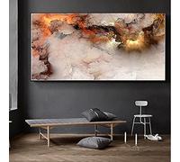 KDXAOBEI Nuage Abstrait Peinture Mur Art Paysage Toile Affiches et Impressions Mur Art Photo pour Salon Décor À La Maison 100x200cm(39x79in) avec cadre