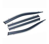 KDYUAN Auto Déflecteurs Air pour Toyota CHR 2018-2024, Déflecteurs Latéraux Fenêtre Latérale Visière Déflecteur Avant ArrièRe Pare-Pluie Accessoires Auto,Stainless Steel