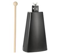 KDYVK Cloches en Acier métallique de 7 Pouces, 1 Cloche à Percussion à Main avec bâton, générateur de Bruit for Batterie, Concerts, Groupes, réunions de Famille, Sports de compétition(8")