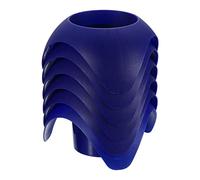 KDYVK Porte-gobelet de Plage, Lot de 6 Porte-gobelets, Dessous de Verre de, Accessoires de Vacances à la Plage, Bleu(Dark Blue)