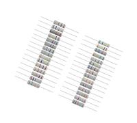 KDYVK Résistance à Couche de Carbone 5 Watts 1K-820K Ohm, kit d'assortiment de 150 résistances 30 valeurs, tolérance de 5% for projets et expériences de Bricolage