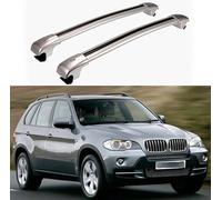 KDZDJH Porte Bagages De Voiture pour BMW X5 E70 2006-2013 Rails De Toit Voiture Accessoires Barres Toit Voiture Coffres De Toit,B-Silver