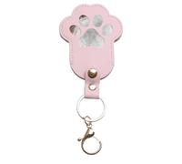 Ke-Ychain Chaîne de clés pour poils de chat, sac à pattes, portable et léger, garde les souvenirs en toute sécurité, 12,6 x 5,6 x 0,5 cm, pour voyage, école, sac à dos, amis, G-Ifts, ornement