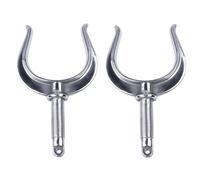 KE88FENG Accessoires Marins 2 pièces en Acier Inoxydable Dame de nage for Bateau Dame de nage Support latéral for Yacht Marin