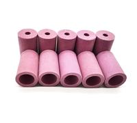 KE88FENG Buses de Pistolet de sablage 10 pièces, Cylindre de Remplacement de sableuse, Pointe Abrasive en céramique for Le sablage(10mm)