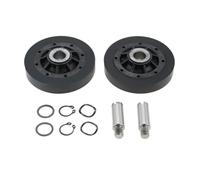 KE88FENG Kit de 2 Rouleaux de Support de Tambour RB170002 for sèche-Linge for Speed for Queen for Allian-ce. Remplace Les références PD00042561 et PS12220620.