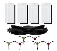 KE88FENG Kit de brosses latérales, Brosse Principale et Filtre for aspirateur for cecotec for Conga for Eternal for Pet Max - Pièces détachées for aspirateur - Outil de Nettoyage ménager(B)