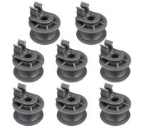 KE88FENG Lot de 8 roulettes de Panier supérieur for Lave-Vaisselle (4581DD3002A), Accessoires de Remplacement for égouttoir et essieu for LG