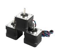 KE88FENG Moteur Pas à Pas for nema17 42 for extrudeuse, imprimante 3D, axe X, axe Y, 1,8 degré, 1,5 A, 2 Phases, 4 Fils, for prusa i3 MK2 MK3 MK3S(X-Axis Motor)