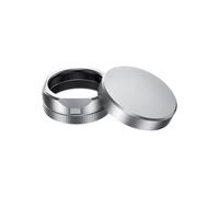 KE88FENG Pare-Soleil métallique for jjc avec Capuchon de Protection for Objectif for fujifilm X Half for X-HF1, Filtre UV for jjc for F-XHFUV(Silver)