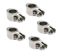 KE88FENG Raccord en Acier Inoxydable 316 de 20/22/25/30/32 mm for Bateau, charnière supérieure avec 2 vis, mâchoire coulissante, matériel Marin Facile à Installer(30mm)