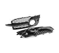 KEAAN 1 Paire de Grille de Phare Antibrouillard de Voiture pour Audi A1 8X SLine 2010-2014, Couverture de Calandre Antibrouillard de Pare-Chocs Avant de Voiture Accessoires