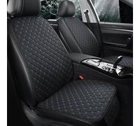 KEAAN Ensemble Complet de Housse Siège Voiture pour Ford Puma 2019-2023, Coussin Siège Voiture en Lin Respirante avec Dossier, Couvre Sièges Auto Antidérapant, A/Black Blue