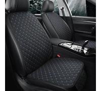 KEAAN Ensemble Complet de Housse Siège Voiture pour Seat Ateca 2016-2023, Coussin Siège Voiture en Lin Respirante avec Dossier, Couvre Sièges Auto Antidérapant, A/Black Blue