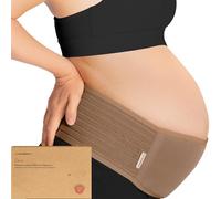 KeaBabies Bande De Ventre De Maternité Pour La Grossesse - Ceinture De Maintien Du Ventre De grossesse Douce & Respirante - Bandes de soutien pelvien (Warm Tan, M/L)