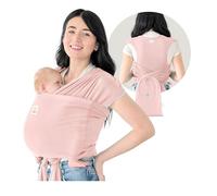 KeaBabies D-Lite - Porte-bébé Facile à Transporter, Réglable, Du Nouveau-né Au Tout-petit, à Anneaux (Dusty Pink)