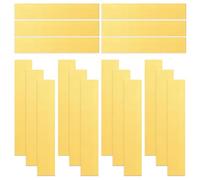 Keadic Assortiment de bandes de laiton, bâton de shim en laiton pour projets de bricolage (taille assortie)