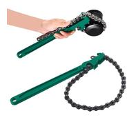 Keadic haîne robuste 30,5 cm, pince à chaîne réglable pour filtre à huile, clé multifonction 3,8 cm à 15,2 cm de diamètre pour camion et voiture