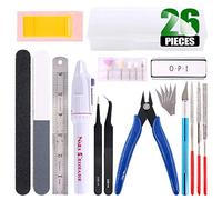 Keadic Kit d'outils de base pour modélisme Gundam 24 pièces avec étui en plastique pour modélisme professionnel Gundam