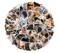 keadiseu Lot de 100 Autocollants représentant d'adorables Chiens, avec des Images Humoristiques de Chiots, à Utiliser sur Vos agendas, cahiers, Albums ou Ordinateurs Portables