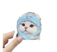 keadiseu Lot de 204 Autocollants de Chats réalistes et Mignons, adorables décalcomanies de Chatons, Autocollants imperméables pour Coques de téléphone, Albums de Scrapbooking et Loisirs créatifs