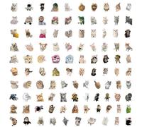 keadiseu Lot de 300 Autocollants Amusants en Forme de Chat, Autocollants décoratifs en matériau pour Animaux de Compagnie pour journaux, Bureaux, cahiers, travaux manuels et Utilisation Quotidienne