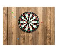 KEAGAN Protège-mur pour cible de fléchettes en grain de bois 12PCS, tuiles de panneau arrière en feutre, protection murale autoadhésive de 1,27 cm d'épaisseur pour salle de jeux, repaire d'homme et