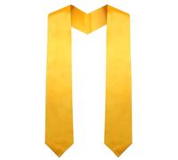 KEAHND Étole D'honneur Stole, Étole De Remise De Diplôme Unisex, Student Graduation Stole, Adults Graduation Stoles, Or