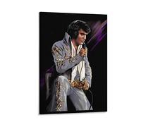 KEAIBAOBEI sans Cadre 60X90cm Impressions sur Toile Elvis Presley Chanteur de Rock Star de l'art