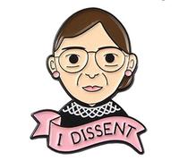 KEAIDO Broche RBG I Dissent Ruth Bader Ginsbourg - Bouton pour l'égalité de la justice sociale - Égalité sociale - Broche RBG - Pour avocats, étudiants