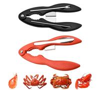 KeaJuidy 2 Sets Crackers et Outils pour Les Jambes de crabes Ensemble d'outils de Fruits de mer Crab Leg Crackers and Tools Pinces à Homard en Acier Inoxydable