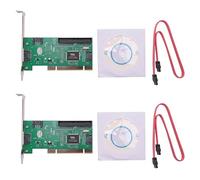 KEALBAUS 2 cartes d'extension PCI 4 ports et chipset IDE VIA VT6421A